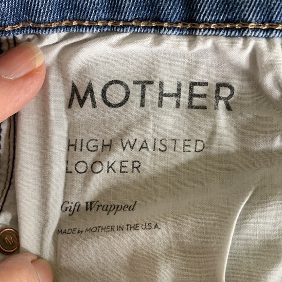 mother‎ High Waisted Looker Jeans in Gift Wrap Wash - Picture 5 of 7